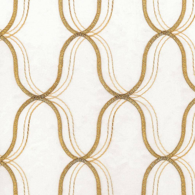 Wavefront Gold by Kasmir Fabric 5077 100% Polyester
Embroidery
100% Polyester
 TURKEY </p><p>Repeat: Horizontal: 4 3/8 inches and Vertical: 6 3/8 inches 52 - 59 - Fabric Carolina -
