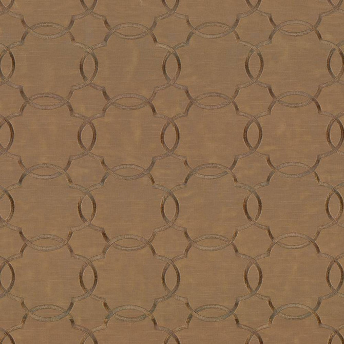Zara Trellis Hazelnut by Kasmir Fabric 5069 CHINA Not Tested H: 4 1/8 inches, V:3 6/8 inches 57 - 58 - Fabric Carolina - Kasmir