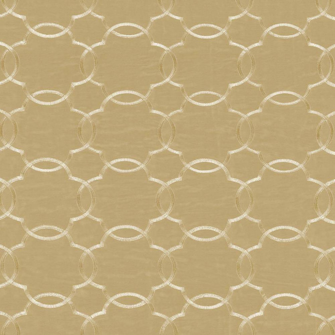 Zara Trellis Natural by Kasmir Fabric 5066 CHINA Not Tested H: 4 1/8 inches, V:3 6/8 inches 57 - 58 - Fabric Carolina - Kasmir