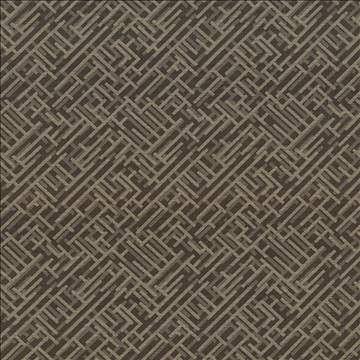 Zen Fret Cocoa by Kasmir Fabric 5084 56% Polyester 34% Rayon 8% Cotton 2% Flax USA 9,000 Wyzenbeek Double Rubs H: 12 7/8 inches, V: 12 6/8 inches 54 - Fabric Carolina - Kasmir
