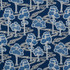 Tree River Blue 176741 by Schumacher Fabric