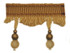 92072 Beaded Tassel Fringe City Gold by RM CoCo Fabric