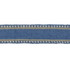 Irvine Indigo by Mulberry Trim MODERN COUNTRY JUTE - 60%;COTTON - 40% India Horizontal: 1.70208 and Vertical: 0 1.70208 - Fabric Carolina -