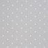 F0063 13 Dotty Grey by Clarke and Clarke Fabric Modern Classics 100% Cotton United Kingdom see sample Horizontal: 2.75 inches and Vertical: 2.25 inches 55 inches - Fabric Carolina -