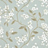 Apple Blossom Aqua/Gilver by G P & J Baker Wallcovering