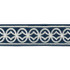 Athena Embroidered Tape/Navy T3305-003 by Scalamandre Trim Trim SCALAMANDRE WAREHOUSE 54% COTTON 39% VISCOSE 7% SPUN POLYESTER INDIA LIGHT DUTY Horizontal: 3.125" and Vertical: 5.125" - Fabric Carolina -