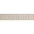 Fiori Embroidered Tape/Flax T3288-003 by Scalamandre Trim Trim MERCHANTE 66% COTTON 34% VISCOSE INDIA LIGHT DUTY Horizontal: 2.125" and Vertical: 2.875" - Fabric Carolina -