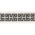 Imperial Embroidered Tape/Noir T3280-005 by Scalamandre Trim Trim SCALAMANDRE WAREHOUSE 80% COTTON 20% RAYON INDIA LIGHT DUTY Horizontal: 6.5" and Vertical: 6" - Fabric Carolina -