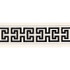 Imperial Embroidered Tape/Noir T3280-005 by Scalamandre Trim Trim ORIANA 80% COTTON 20% RAYON INDIA LIGHT DUTY Horizontal: 6.5" and Vertical: 6" - Fabric Carolina -