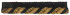 T1117 Lipcord Ebony Lipcord by RM CoCo Fabric Crescendo - Horizontal: 0 and Vertical: 0 0 - Fabric Carolina -