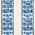 Marguerite Embroidery Sky 72330 by Schumacher Fabric Once Upon A Time 25.0" - Fabric Carolina -