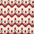 Tulip Flamestitch Embroidery Vermilion 70271 by Schumacher Fabric Contemporary Embroideries 51.0" - Fabric Carolina -