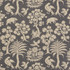 Woodland Silhouette Steel 176175 by Schumacher Fabric Schumacher-Classics 100% Linen Wyzenbeek 30,000 Horizontal: 13.5 and Vertical: 18 54 - Fabric Carolina -