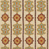 Temara Hand Embroidered Print Spice 175181 by Schumacher Fabric Classic Prints 13.2" - Fabric Carolina -