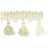 Apollo 34 Alabaster by Stout Trim Stout Trim Apollo 34 AlabasterTrim ART OF DESIGN TASSEL FRINGE CHINA </p><p>Repeat: H: 0.000, V: 0.000 2.5 in - Fabric Carolina -