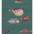 Acquario Viridian by Cole & Son Wallcovering COLE & SON FORNASETTI PAPER - 100% United Kingdom - Horizontal: - and Vertical: 30 27 - Fabric Carolina -
