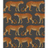 Leopard Walk Charcoal & Orange by Cole & Son Wallcovering COLE & SON ARDMORE PAPER - 100% United Kingdom - Horizontal: - and Vertical: 12 20.5 - Fabric Carolina -