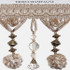 Tr103 Champagne 3-2 by Norbar Fabric 4 3/4" BEAD WITH TASSEL - Fabric Carolina -