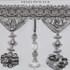 Tr103 Pewter 50-37-47 by Norbar Fabric 4 3/4" BEAD WITH TASSEL - Fabric Carolina -