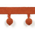Le Lin Beaded Fringe Rust by Europatex Fabric Le Lin Collection 63% Linen / 37% Rayon China See Sample Horizontal: N/A and Vertical: N/A 1.46 inches  - Fabric Carolina -