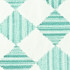 Banff 2 Aqua by Aoc Fabric COMFORTABLE LIVING MINERAL/TEAL 100%COT INDIA Horizontal: 8.375 and Vertical: 7.625 50 in - Fabric Carolina -