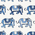 Parade Blueberry / Ocean 174892 by Schumacher Fabric Flight Of Fancy 26.0" - Fabric Carolina -