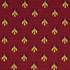 Bee Epingle Red 77410 by Schumacher Fabric CUT & PATTERNED VELVETS COTTON 91% POLYESTER 9% BELGIUM </p><p>Repeat: Horizontal: 4 1/2" (11CM) and Vertical: 4" (10CM) 54 - Fabric Carolina -