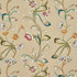 Vanessa Embroidery Chamois/Multi 52090 by Schumacher Fabric Perennial Favorites 51.0" - Fabric Carolina -