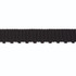 Amy Picot-Edge Grosgrain Black B109-9 by Schumacher Trim SCHUMACHER TRIM PROGRAM See Sample UNITED STATES OF AMERICA TO BE DETERMINED </p><p>Repeat: Horizontal: - and Vertical: - 0 6/8" WIDE (2CM) - Fabric Carolina -