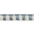 Juno Fringe Sky & Ivory 75361 by Schumacher Trim Nautilus 1.75" - Fabric Carolina -