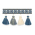 Pembury Tassel Fringe Delft 63153 by Schumacher Trim SOMERSET TRIMMINGS ACRYLIC 99% POLYESTER 1% AUSTRALIA </p><p>Repeat: Horizontal: and Vertical: 2.75 - Fabric Carolina -