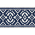 Avalon Tape Blue 70664 by Schumacher Trim Couture Trims 5.5" - Fabric Carolina -