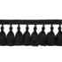 Valentin Silk Tassel Black 76805 by Schumacher Trim Perfect Basics: Trims & Tassels - Fabric Carolina -