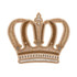 Crown Appliqu Gold 73330 by Schumacher Trim Royal Touch - Fabric Carolina -