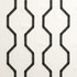 Bw1012 Black/White by Clarke And Clarke Fabric CLARKE & CLARKE BLACK + WHITE - India - Horizontal: 9.06 and Vertical: 9.06 55 - Fabric Carolina -