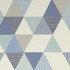 Brio Denim by Clarke And Clarke Fabric CLARKE & CLARKE GRAPHICA COTTON - 100% Turkey MEDIUM Horizontal: 13.78 and Vertical: 12.6 54 - Fabric Carolina -