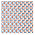 Orianna Denim/Spice by Clarke And Clarke Fabric CLARKE & CLARKE CO-ORDINATES COTTON - 100% Turkey MEDIUM Horizontal: 1.375 and Vertical: 1.625 54 - Fabric Carolina -