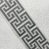 Adler Tape Silver by Magnolia Trim - 46Fibranne/54Rayon China Horizontal: and Vertical: 3.9 - Fabric Carolina -