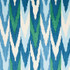 Kashgar Velvet Ikat Peacock & Emerald 176104 by Schumacher Fabric Cut & Patterned Velvets 14.0" - Fabric Carolina -