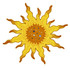 Helios Appliqu Yellow 79640 by Schumacher Trim Misterioso - Fabric Carolina -