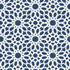 Agadir Screen Lapis 5006640 by Schumacher Wallpaper Ottoman Chic 13.5" - Fabric Carolina -