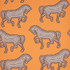 Faubourg Orange 5007091 by Schumacher Wallpaper Club Cavalier 13.12" - Fabric Carolina -