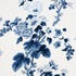 Pyne Hollyhock Indigo 5006922 by Schumacher Wallpaper Print Happy 27.0" - Fabric Carolina -