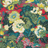 Shanghai Peacock Cerise 5006990 by Schumacher Wallpaper Exuberant Prints 27.0" - Fabric Carolina -