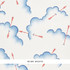 Mercurio Red & Blue 5009350 by Schumacher Wallpaper Charlap Hyman & Herrero 54.0" - Fabric Carolina -