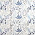 Field Of Sprigs Blue Jay by Carole Fabric From The Heart 58% Cotton, 42% Polyester India  12 3/4" V, 26" H 51.75"  - Fabric Carolina -