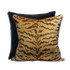 Tigre - Silk/Indus Pillow/Ivory, Gold & Black by Scalamandre Pillow Scalamandre Pillow Tigre - Silk/Indus Pillow/Ivory, Gold & BlackPillow 60% SILK / 27% COTTON / 13% POLYESTER USA </p><p>Repeat: H: , V: - Fabric Carolina -