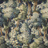Roanoke # 529 Forest by Maxwell Fabric PRINT GALLERY 100% COTTON SPAIN V-36"H-27" 54" - Fabric Carolina -