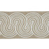 Giraldi Embroidered Linen 81251 by Schumacher Trim Embroidered And Embellished Trims - Fabric Carolina -