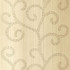 Raindrop Scroll White Gold 5005702 by Schumacher Wallpaper Modern Glamour 27.0" - Fabric Carolina -